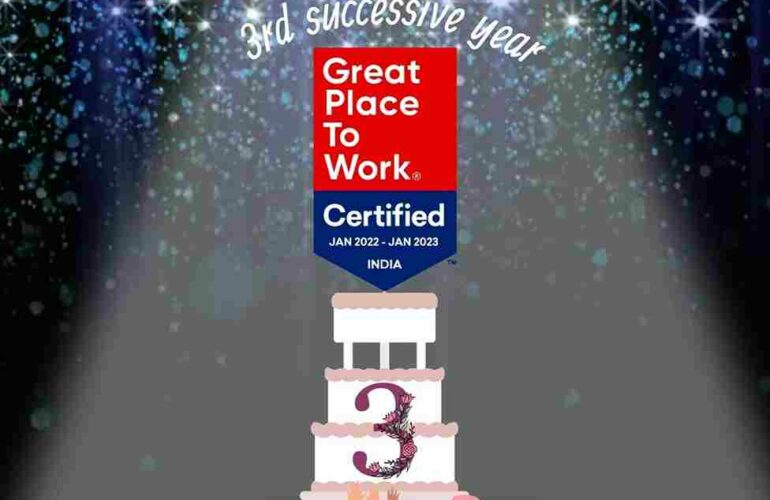 GREAT PLACE TO WORK CERTIFIED 2022-23