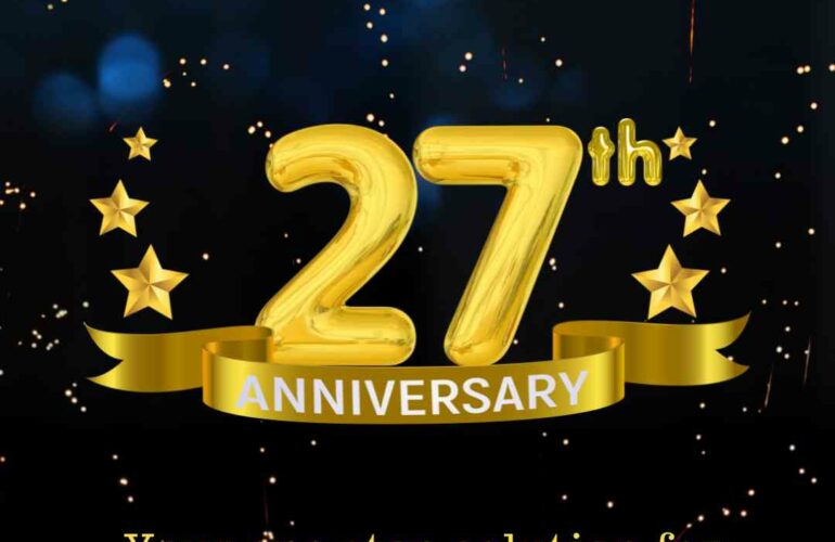 27TH YEAR ANNIVERSARY - MILLENNIUM
