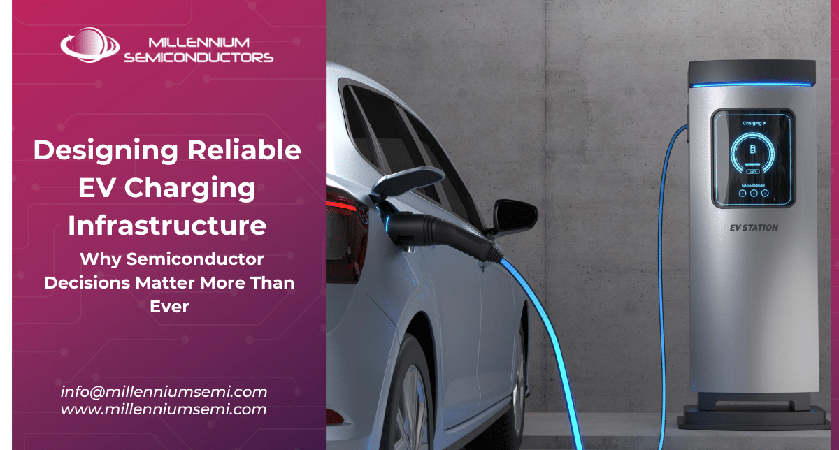 Car is charging on the ev charging station